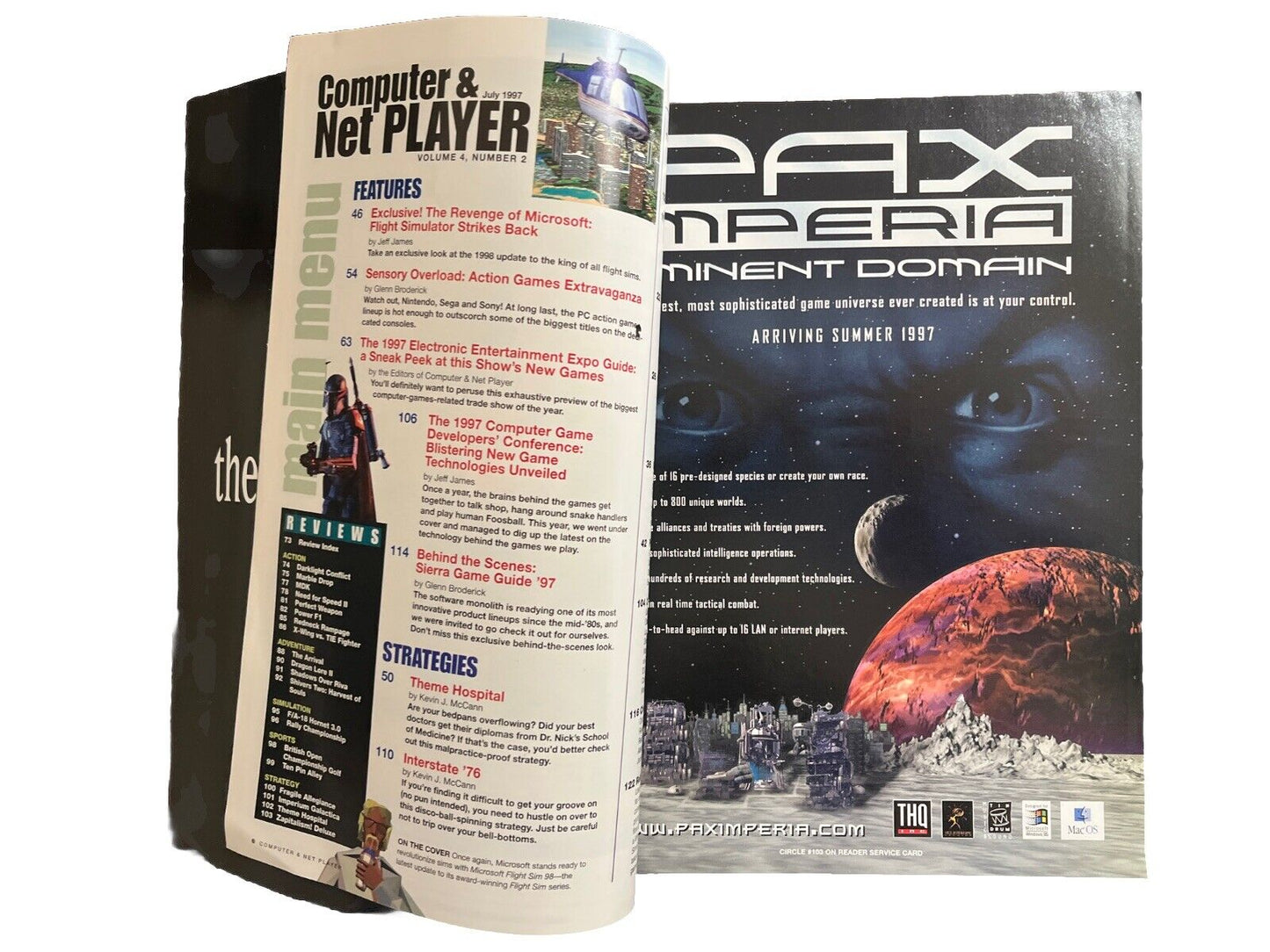 Computer & Net Player PC Gaming Magazine Vol.4 No.2 Microsoft Flight Sim 98