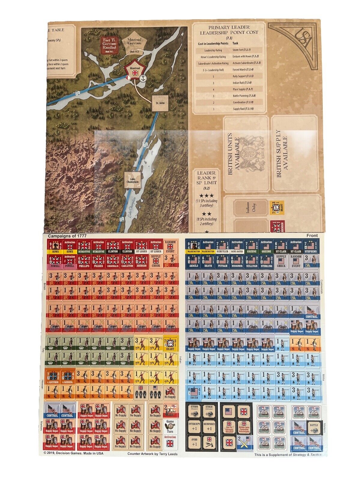 Decision Games Strategy & Tactics Wargame Magazine #316 - 1777 Year Of Decision