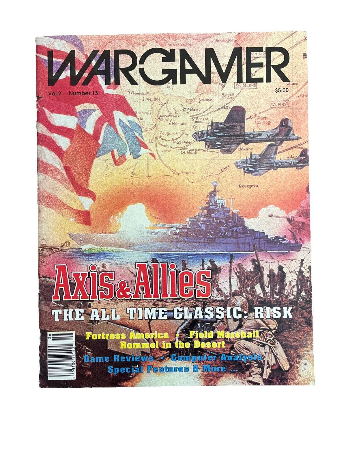 Collectable Vintage WARGAMER Magazine VOL.2 #13 June 1989 - Axis & Allies