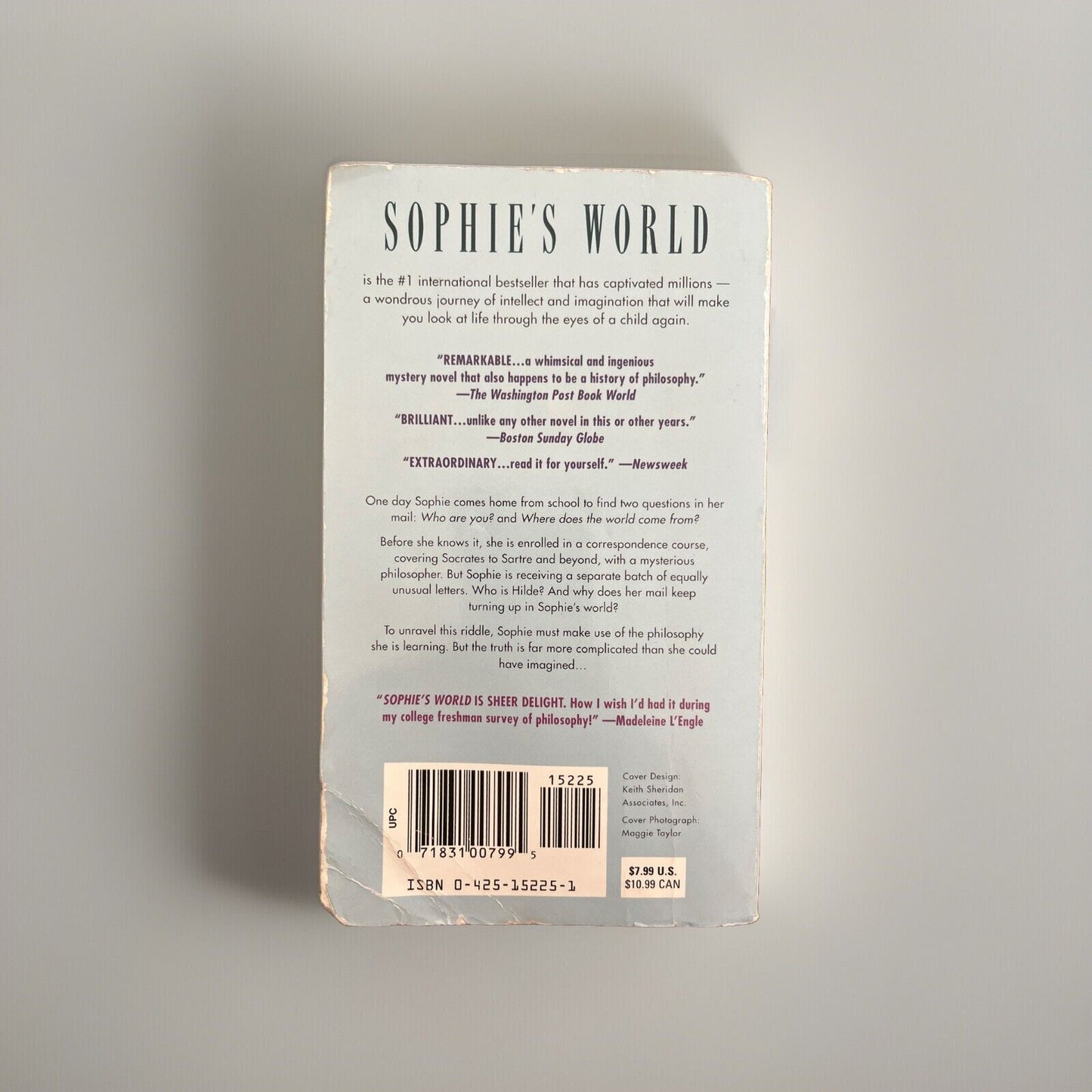 Sophie's World by Jostein Gaarder (1996, Mass Market, Reprint)