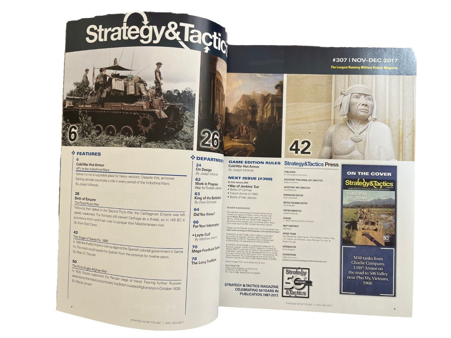 Strategy & Tactics Magazine #307 With Historical War Game - Cold War Hot Armor