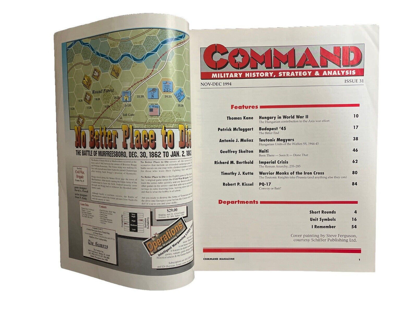 XTR Collectable Command Military History Magazine #31 1994 - Budapest ‘45