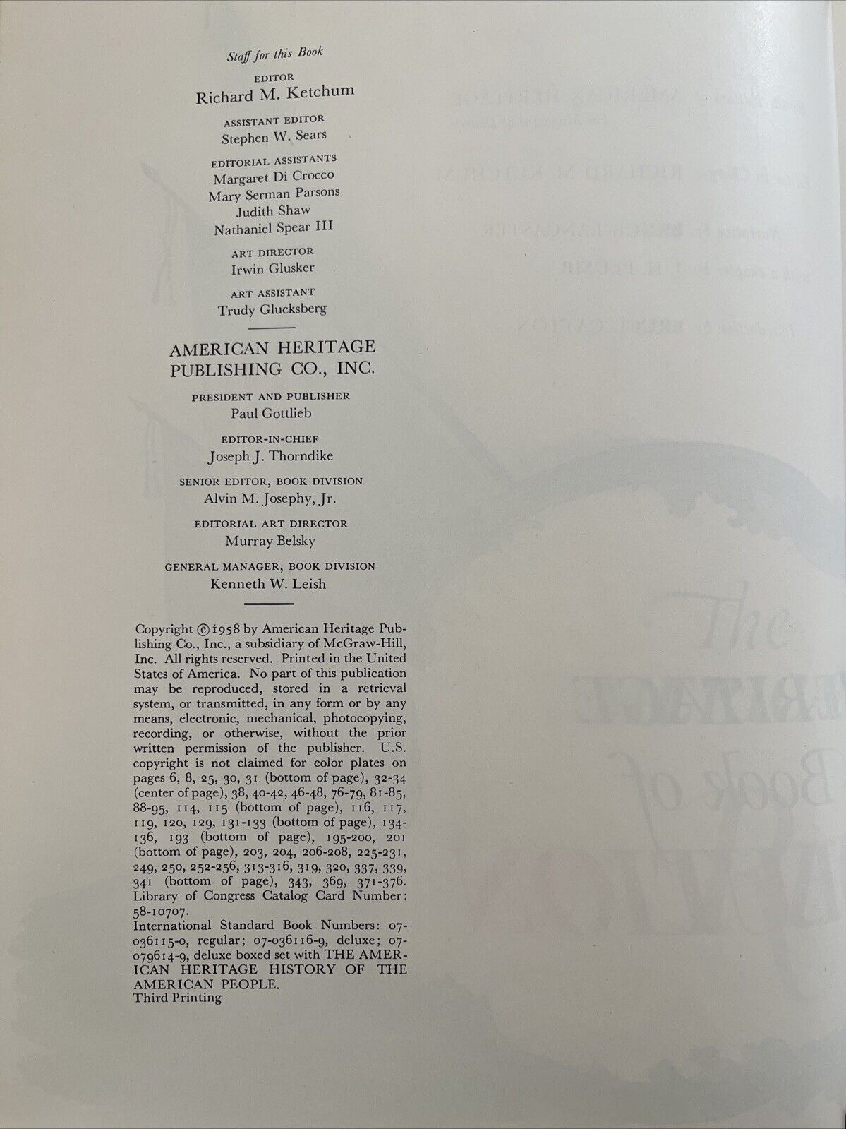 Collectable VintageBook The AMERICAN HERITAGE HISTORY Of THE AMERICAN REVOLUTION