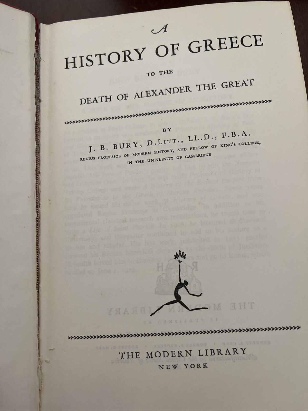 A History of Greece to the Death of Alexander the Great