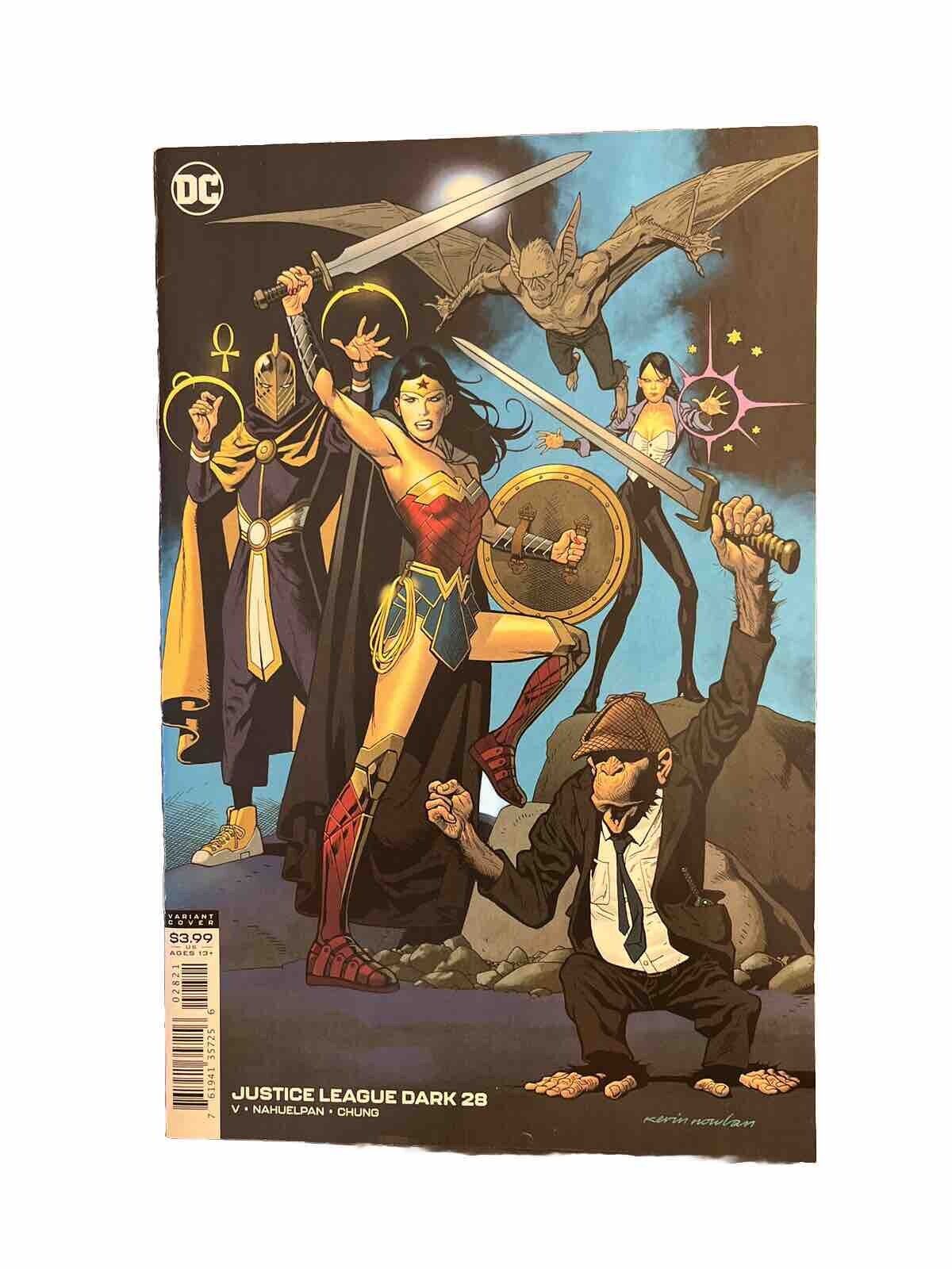 JUSTICE LEAGUE DARK 28 WONDER WOMAN KEVIN NOWLAN VARIANT COVER DC COMICS 2021