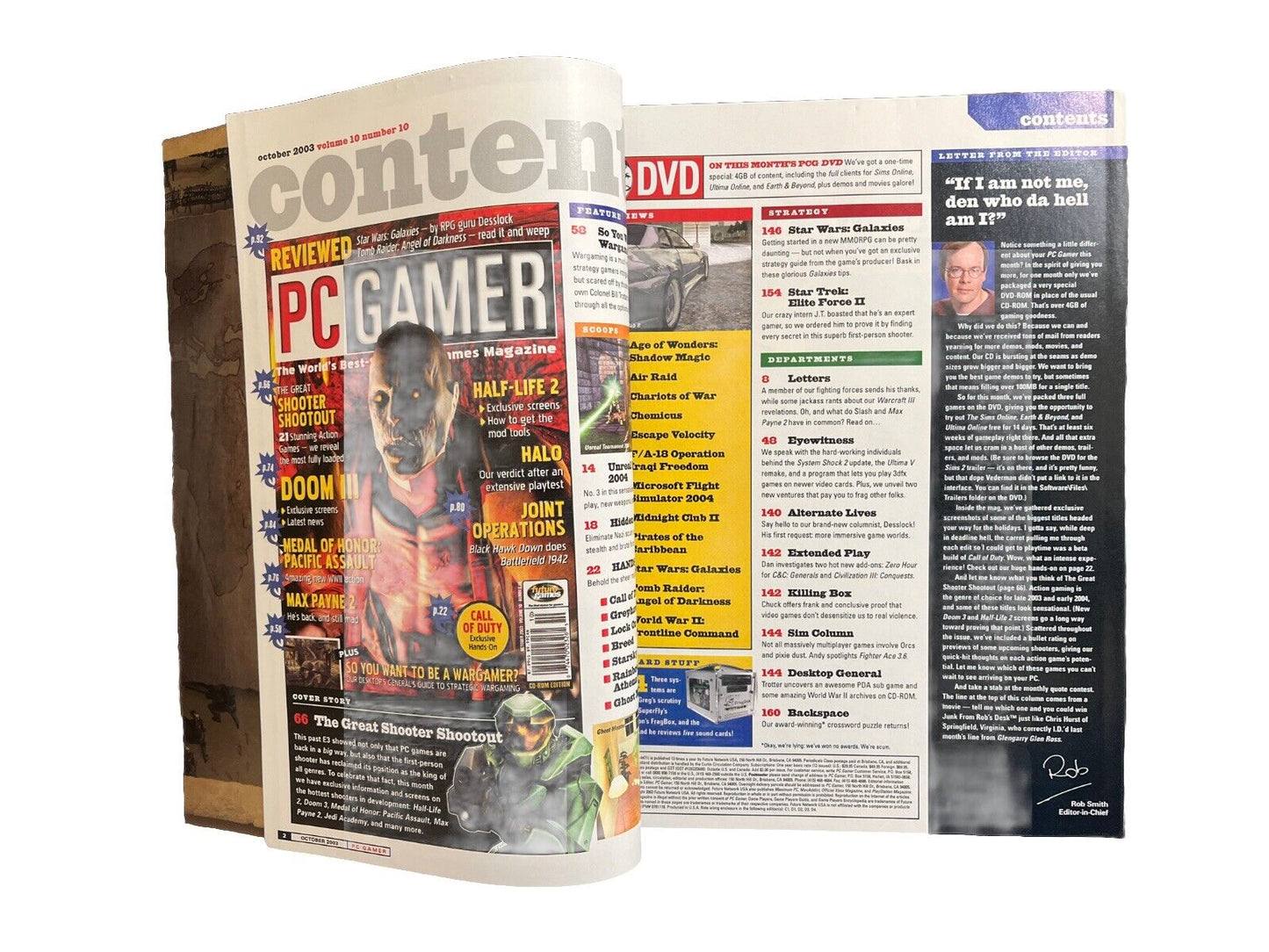 PC Gamer Video Game Strategy Magazine Vol.10 #10 The Great Shooter Shootout