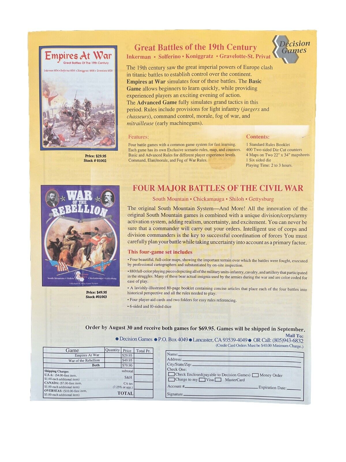 Vintage Strategy & Tactics Wargame Magazine #166 1994 The Seven Days Battles