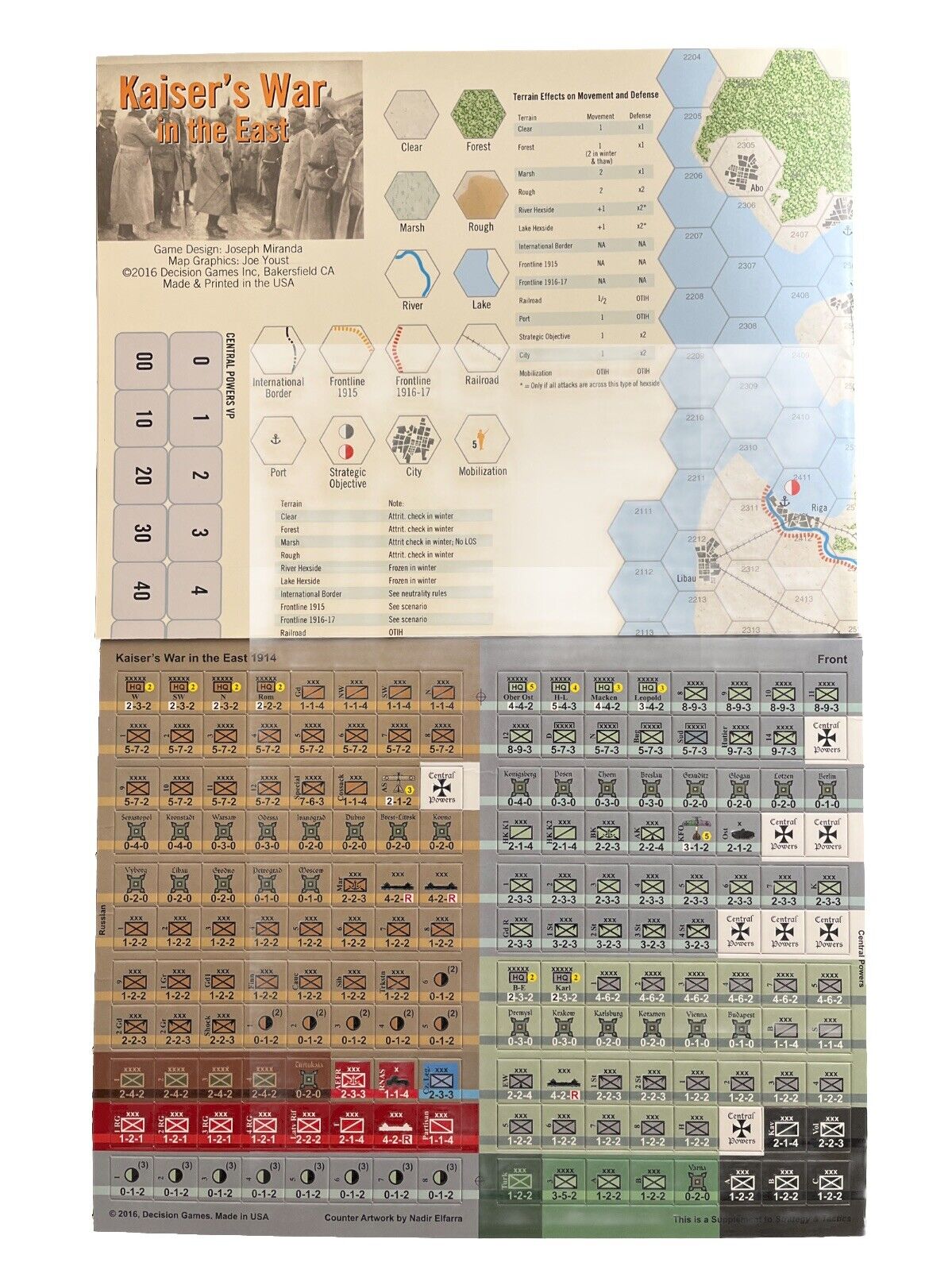 Strategy & tactics Military History Magazine #301 with Board Game Kaiser's War