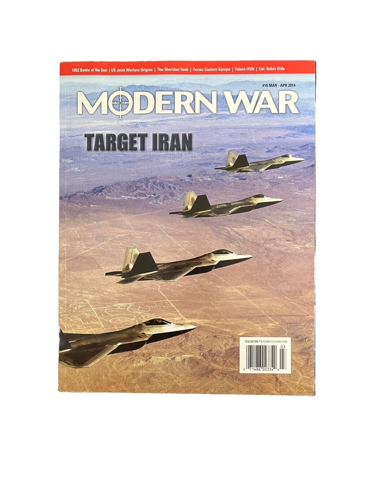 Decision Games Modern War Magazine #10 With History Tabletop Game - Target Iran