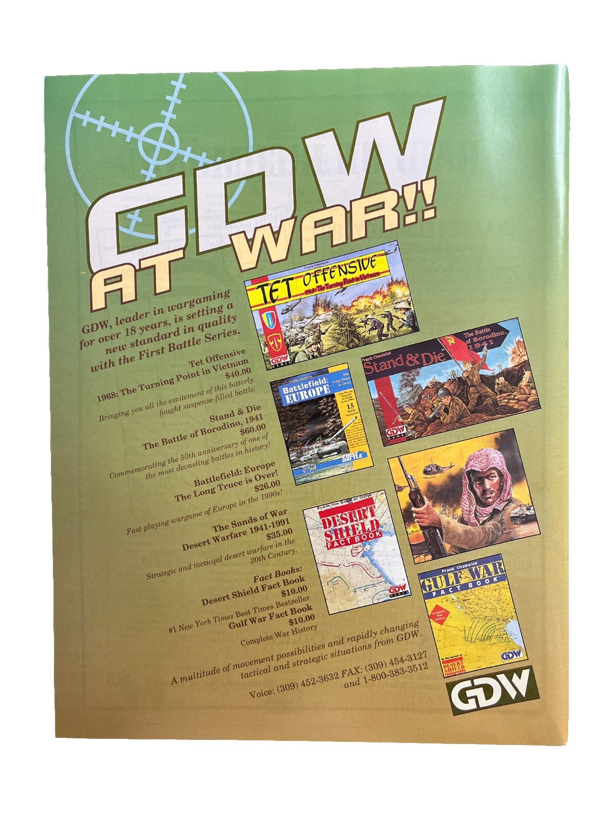 Strategy & Tactics Combat Wargame Magazine #146 The Italian Campaign: Sicily