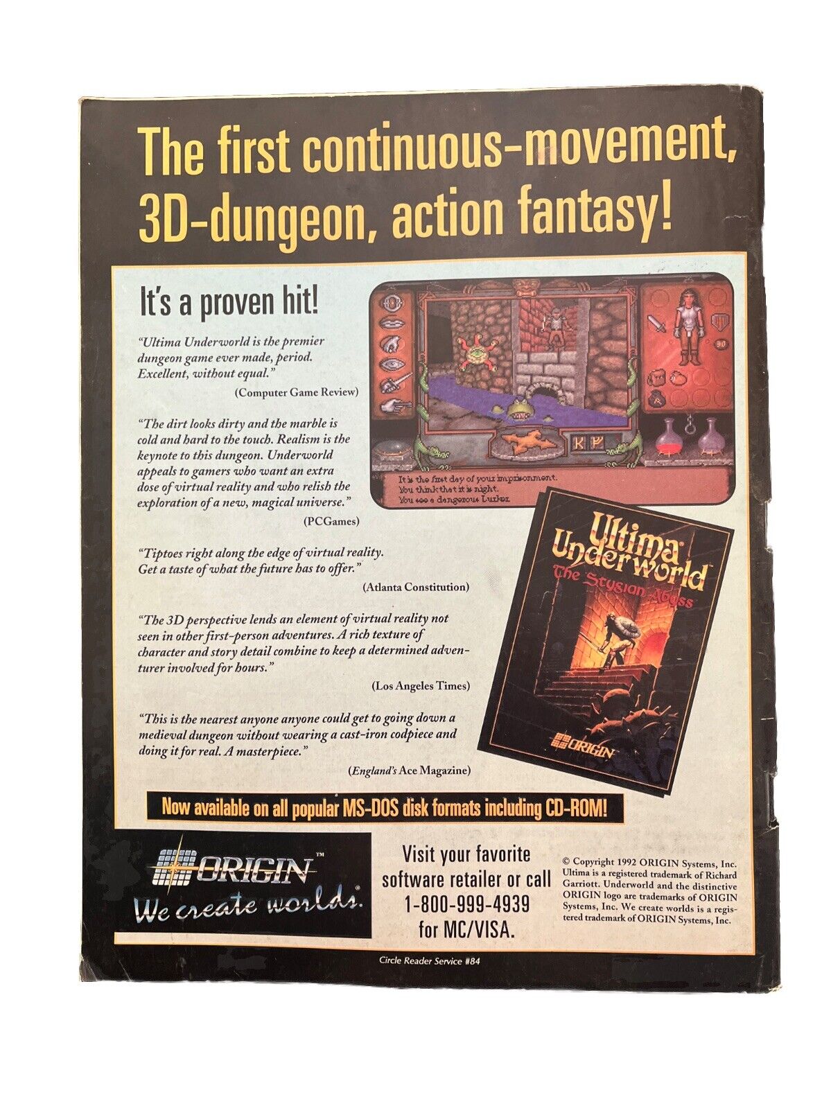 Computer Gaming World Strategy Magazine #98 Access’s Amazon: Guardians Of Eden