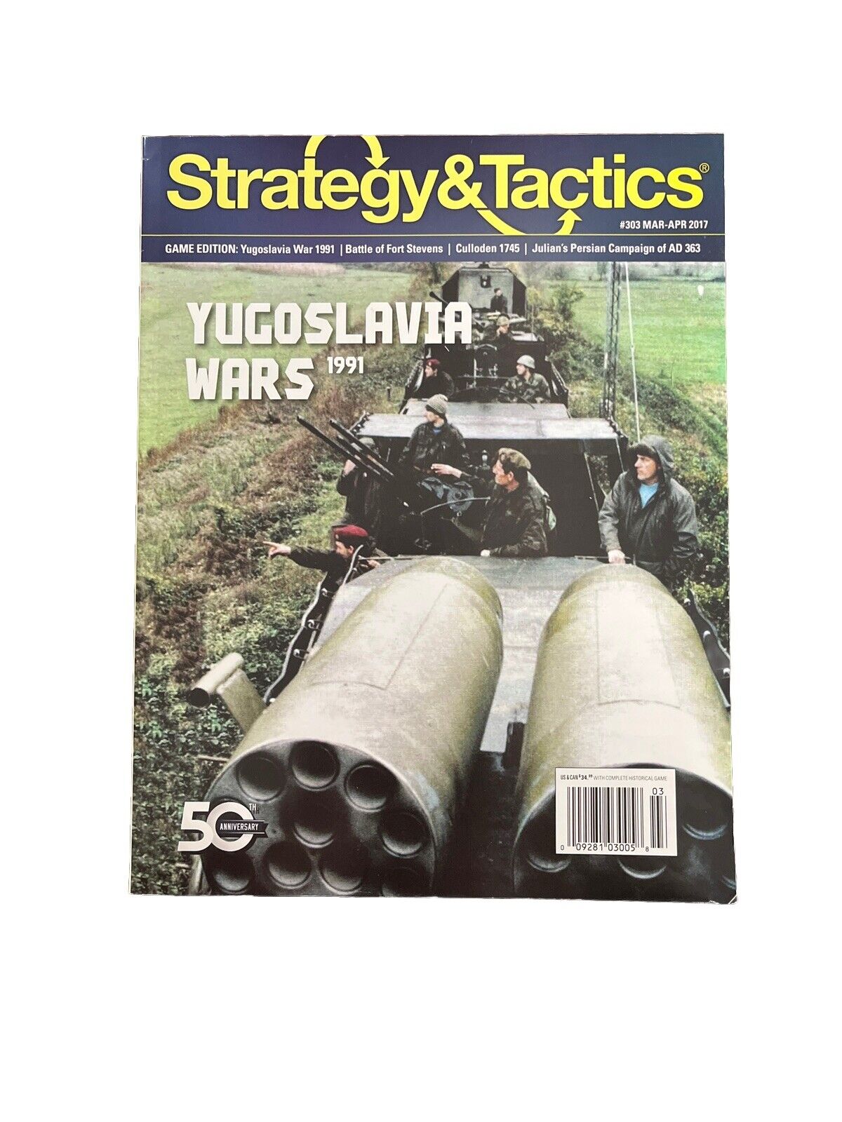 Strategy & tactics Vintage War Magazine #303 with Game Yugoslavia Wars 1991