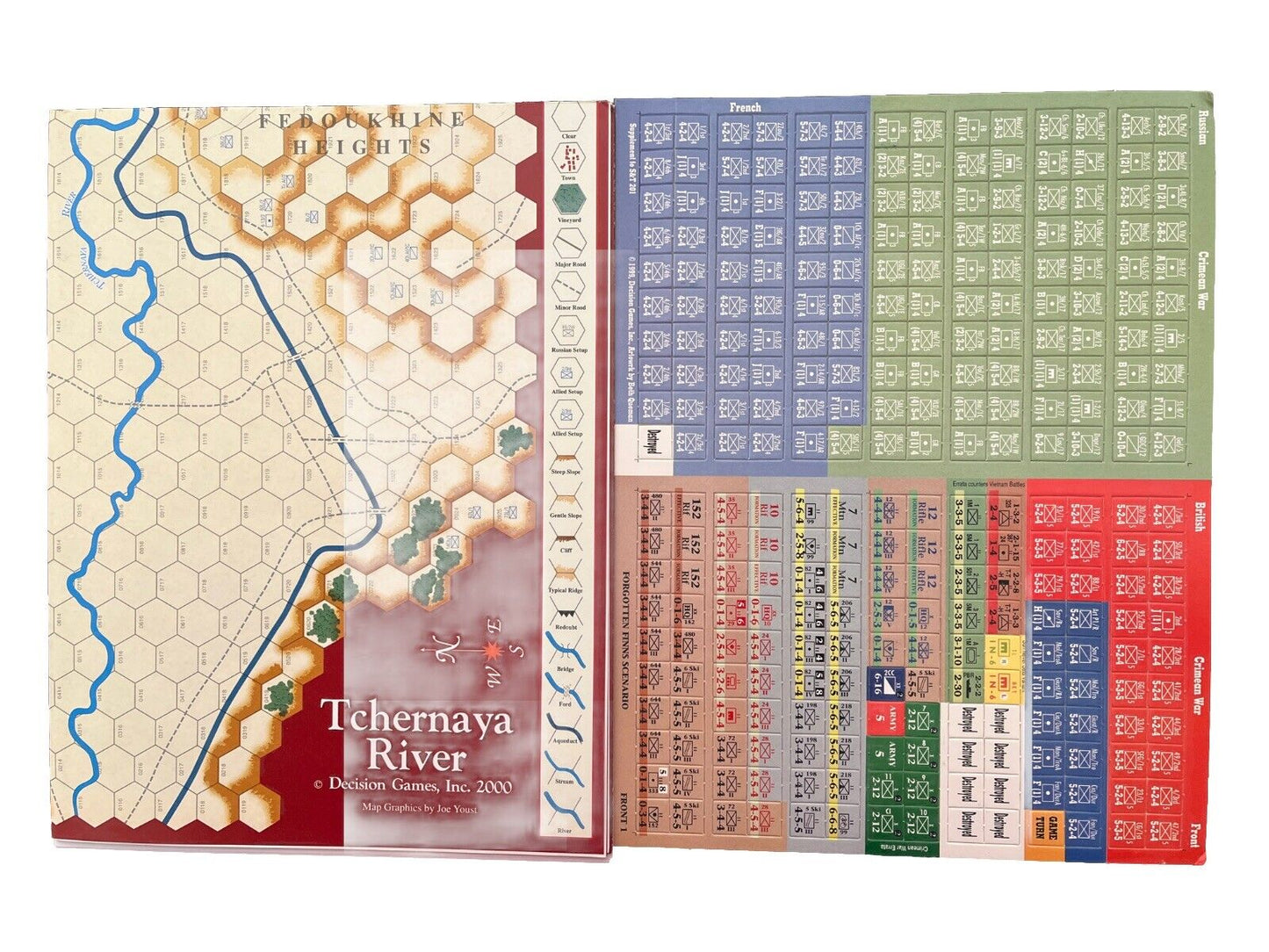 Strategy & Tactics Board-game Wargame Magazine #201 2000 Crimean War Battles