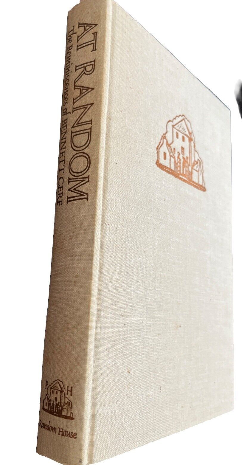 Collectable Book AT RANDOM The Reminiscences Of Bennett Cerf by Random House 1st