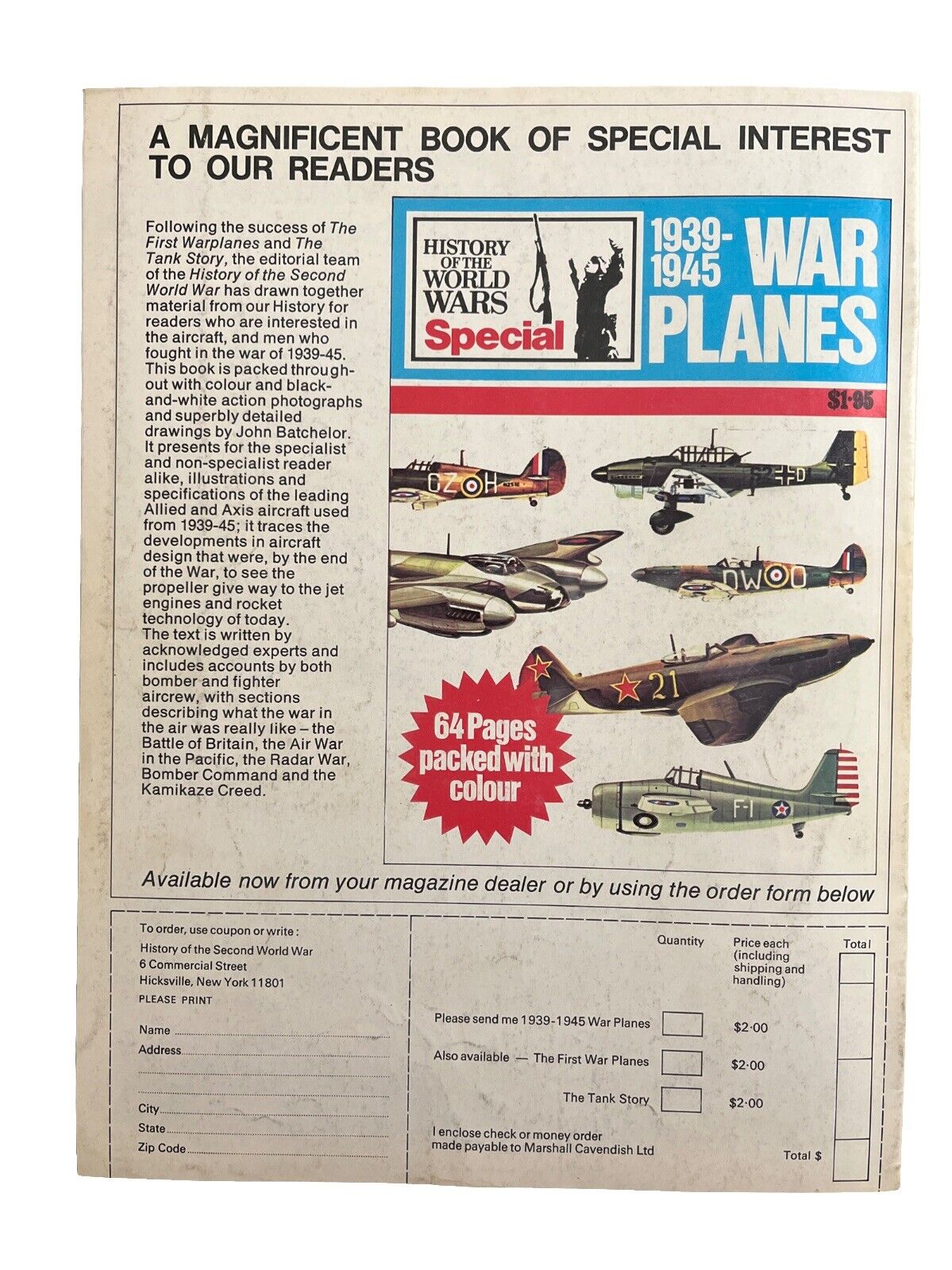 History of the Second World War Magazine Part 8 1973 -The Plan to Invade Britain