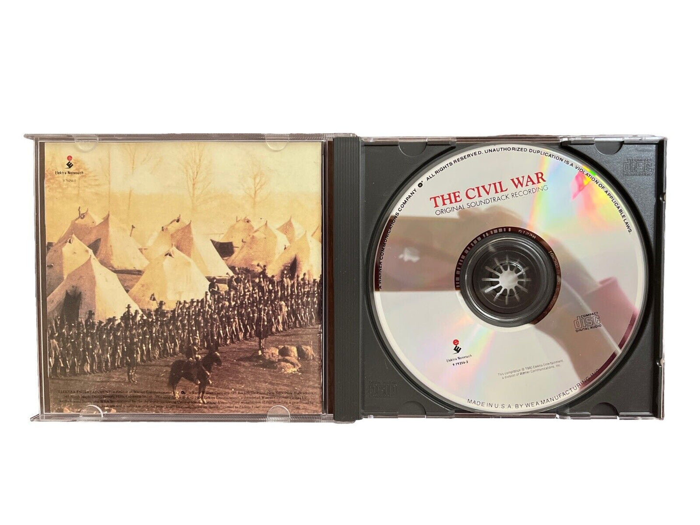 The Civil War (Original Soundtrack) by Various Artists (CD, 1990) 9 79256-2