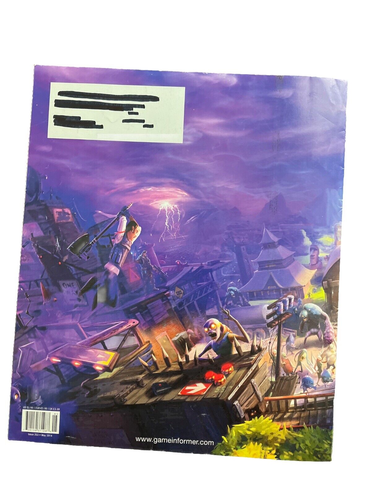 May 2014 Game Informer Collectable Computer Video Game Magazine #253 Fortnite