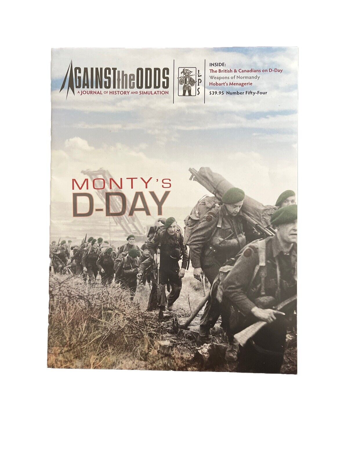 Against the Odds War Game Magazine With Complete Game #54 Sep 2021 Monty's D-Day