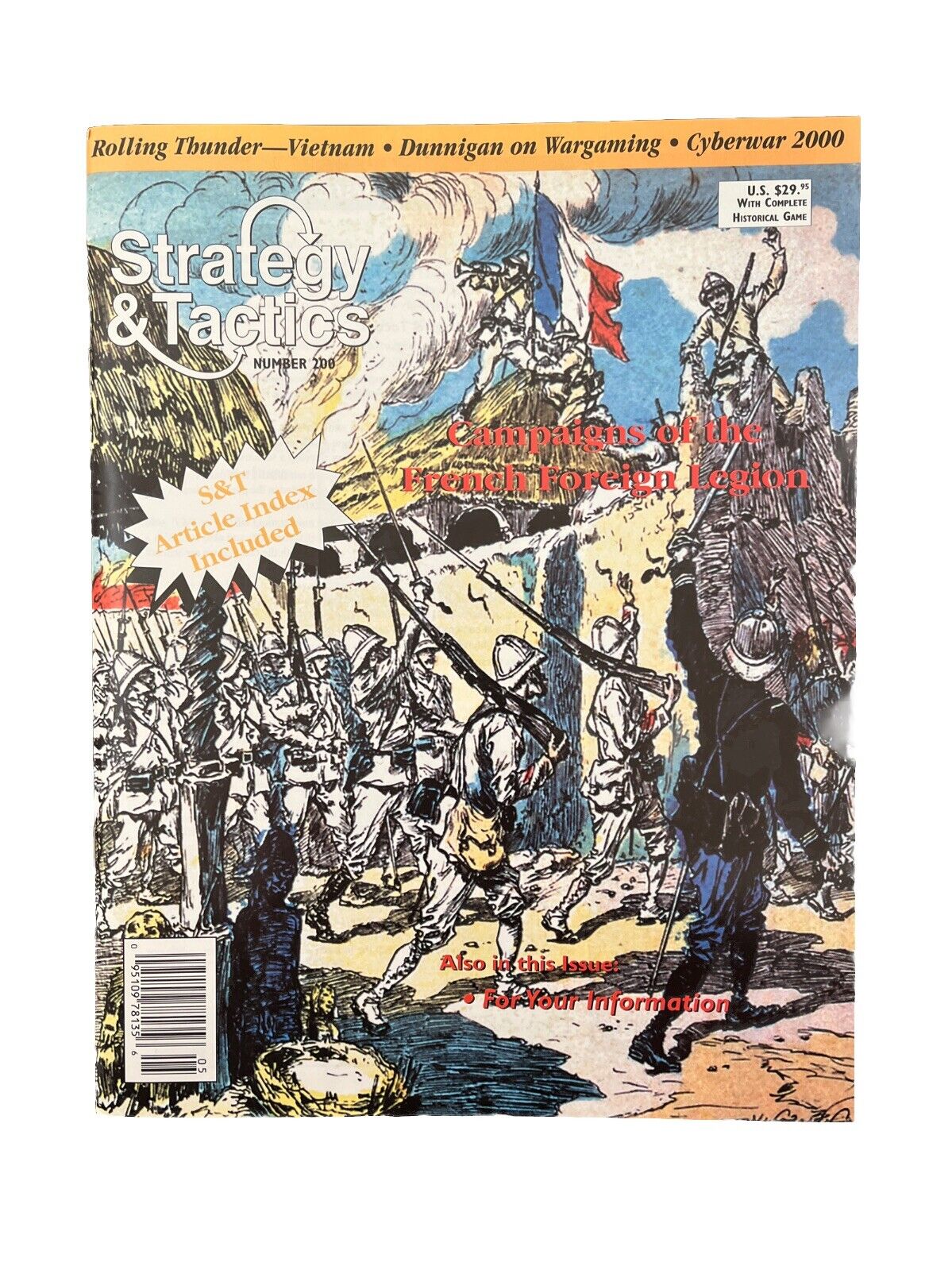 Strategy & Tactics Wargame Magazine #200 Campaigns Of The French Foreign Legion
