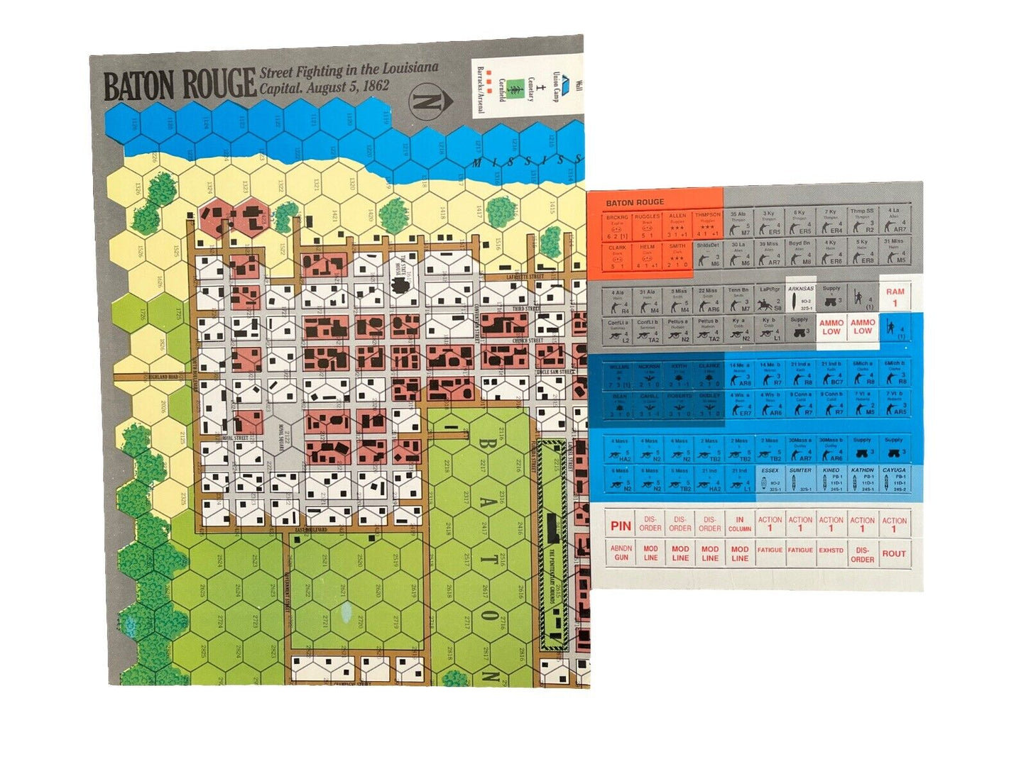 Strategy & Tactics Tabletop Wargame Magazine #133 Richard Berg’s Baton Rouge