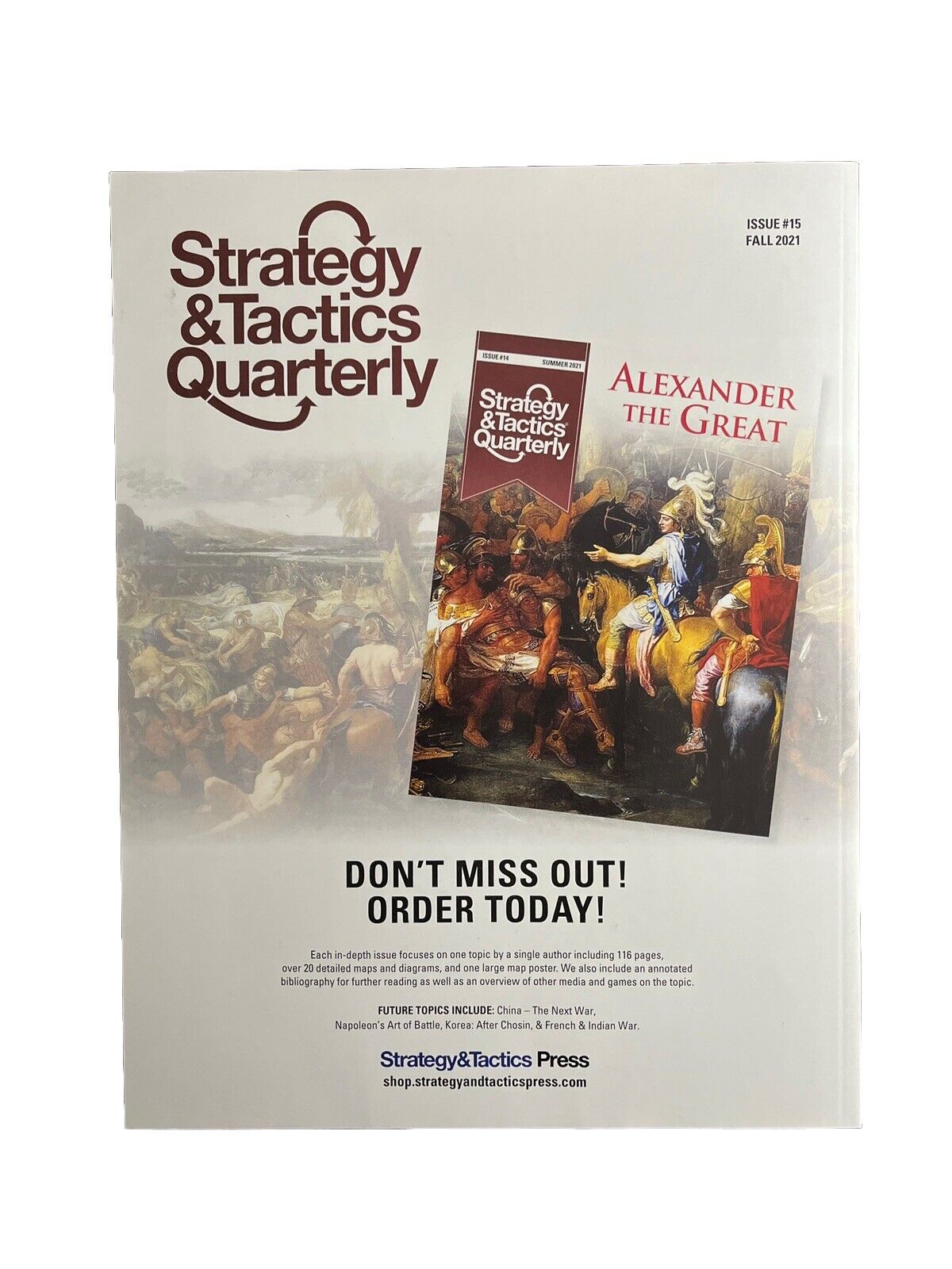 Strategy & Tactics Wargame Mag #330 N Board Game - Mediterranean Empires