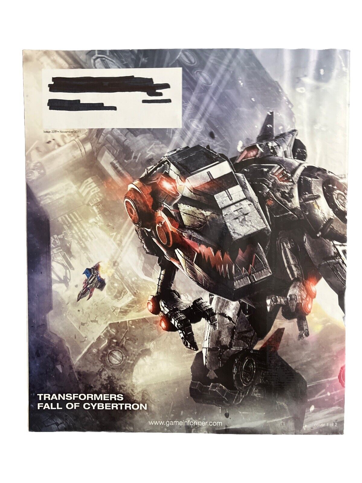 Game Informer PC GameMagazine #223 November 2011 Transformers: Fall Of Cybertron