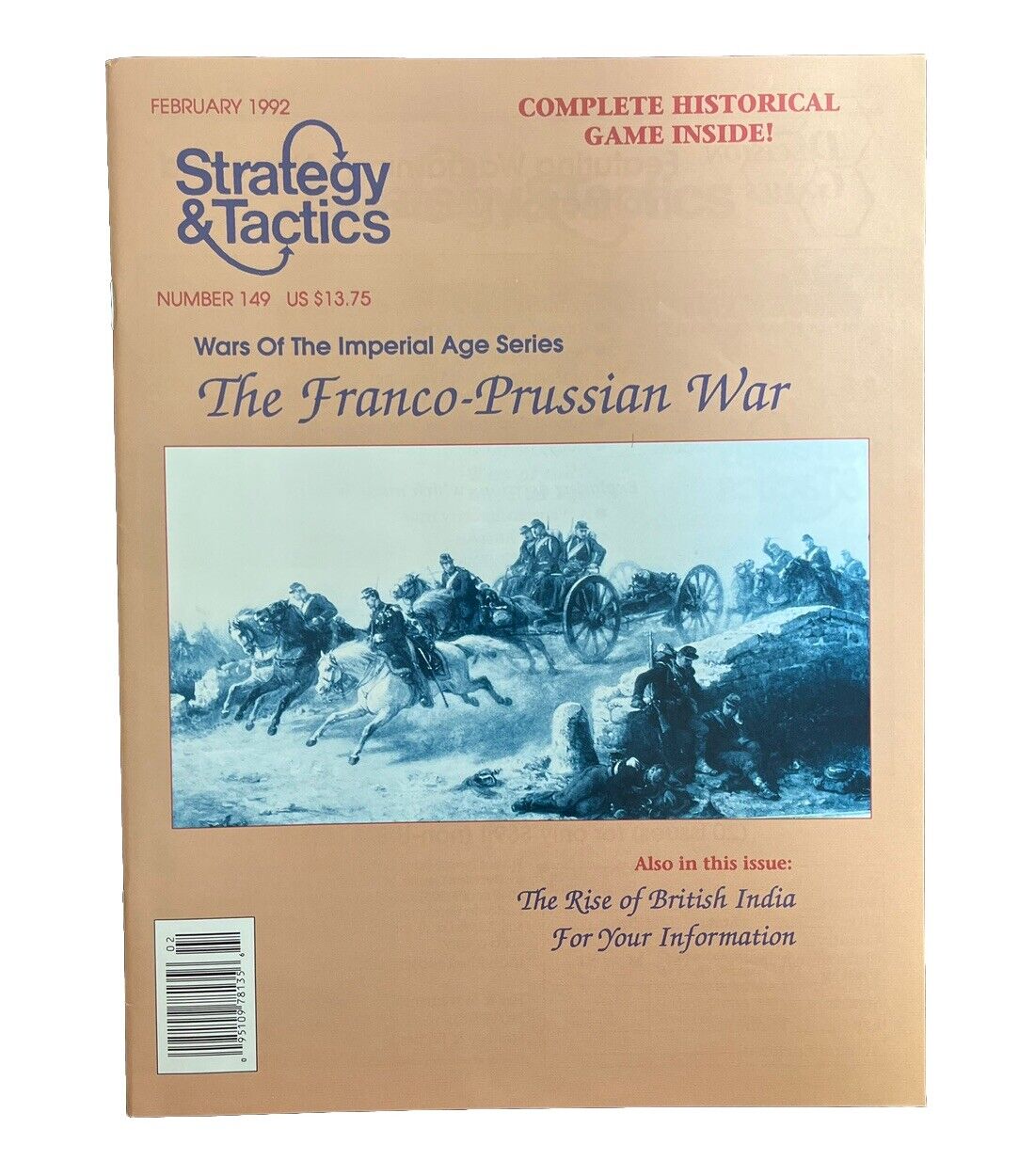 STRATEGY & TACTICS Magazine #149 With Board Game - THE FRANCO-PRUSSIAN WAR