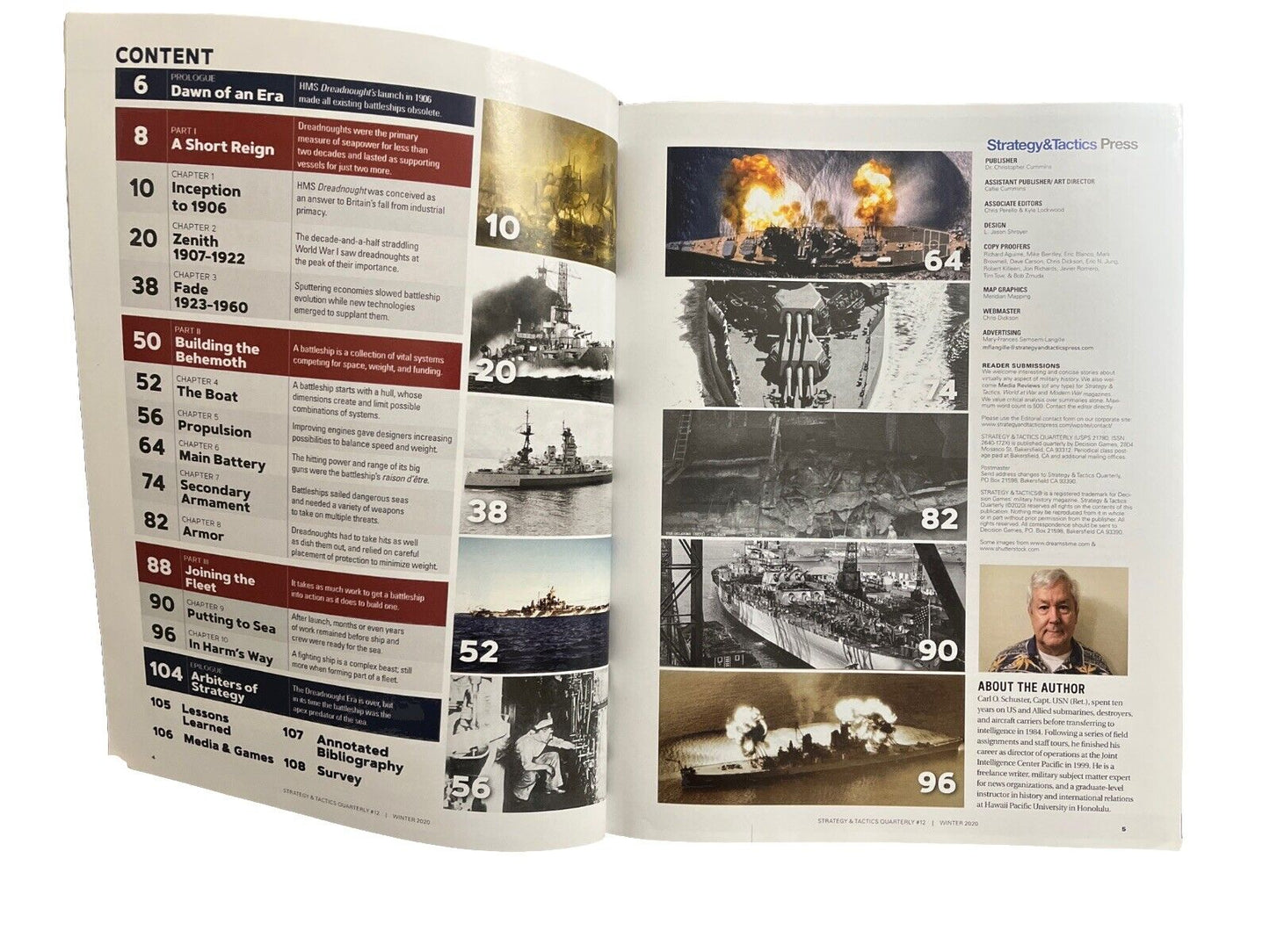 Strategy & Tactics Quarterly War Game Magazine #12 Winter 2020 Dreadnoughts