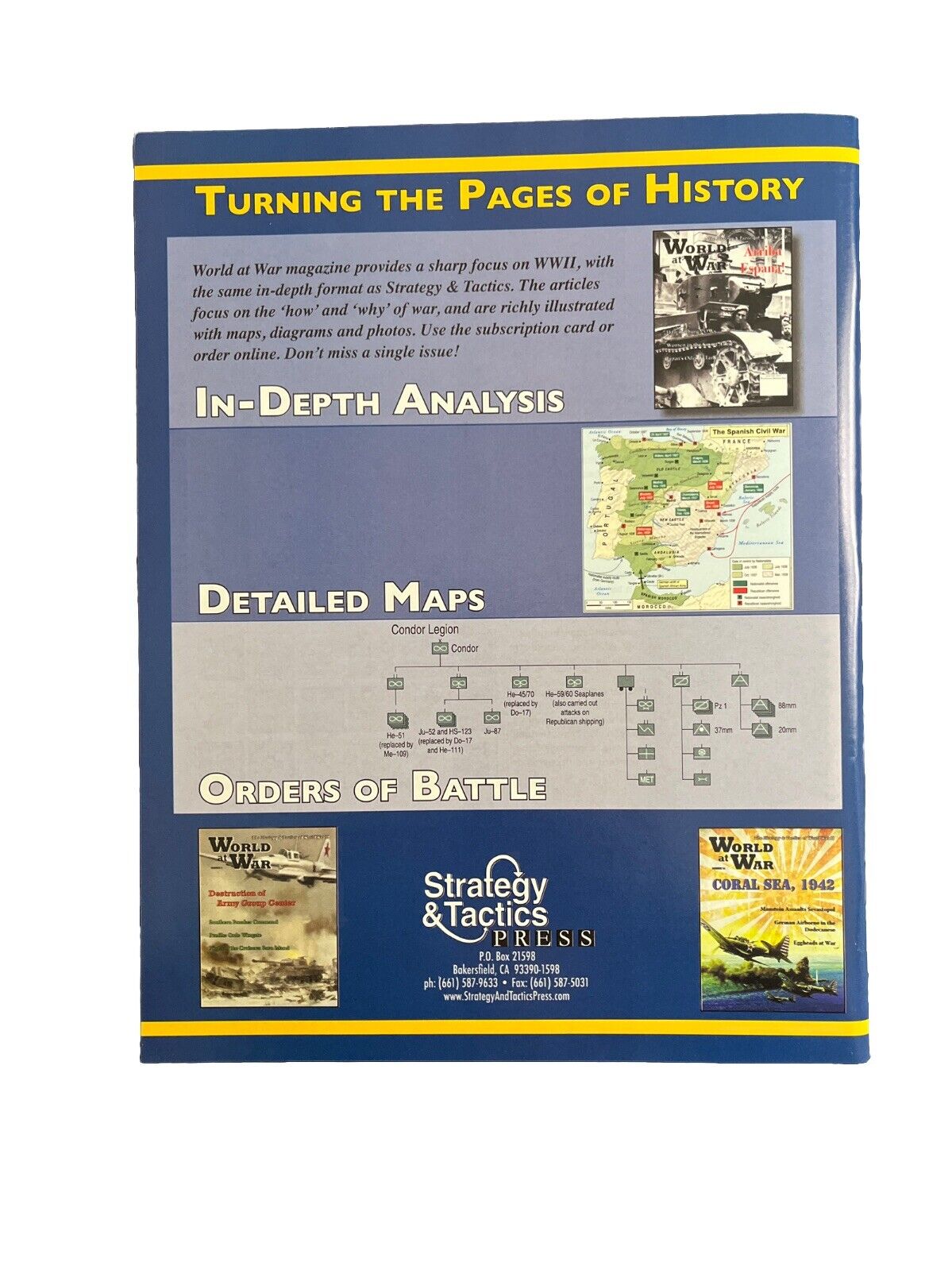 Strategy & Tactics Wargame Magazine #258 With Board Game - The Santiago Campaign