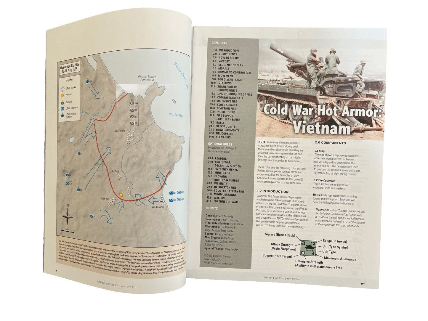 Strategy & Tactics Magazine #307 With Historical War Game - Cold War Hot Armor