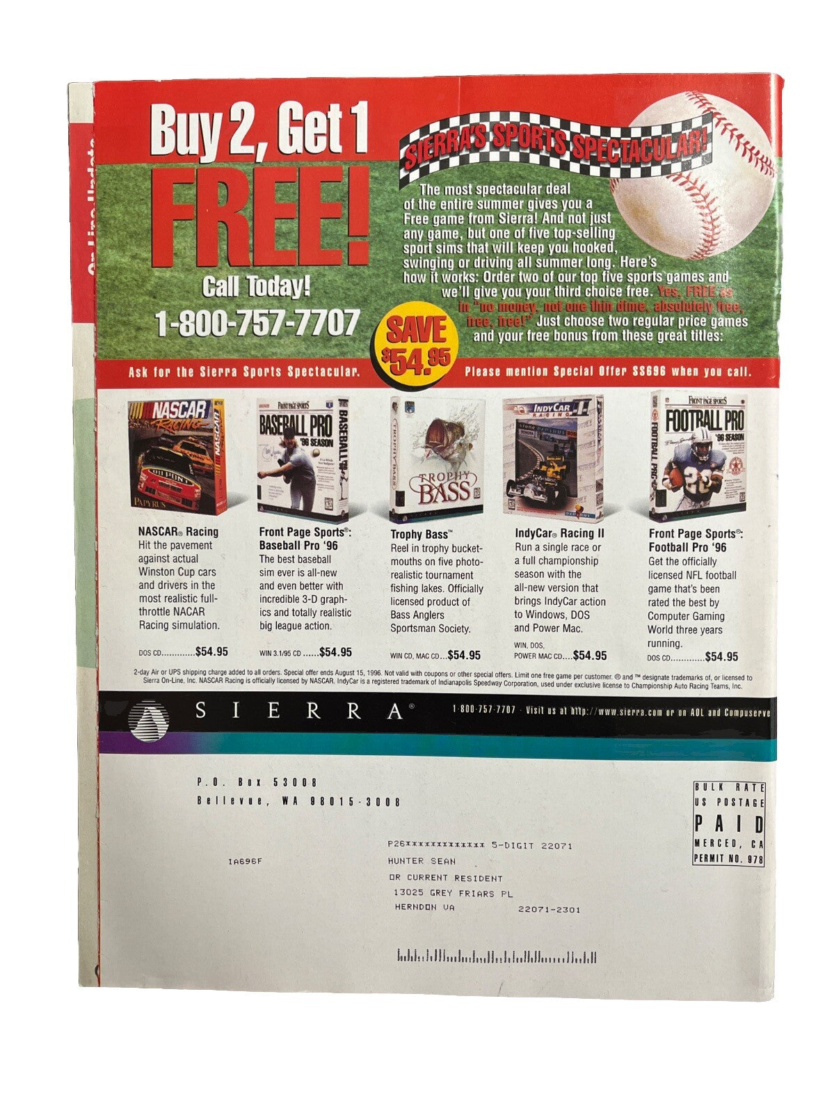 Interaction Magazine Summer 1996 Randy Johnson