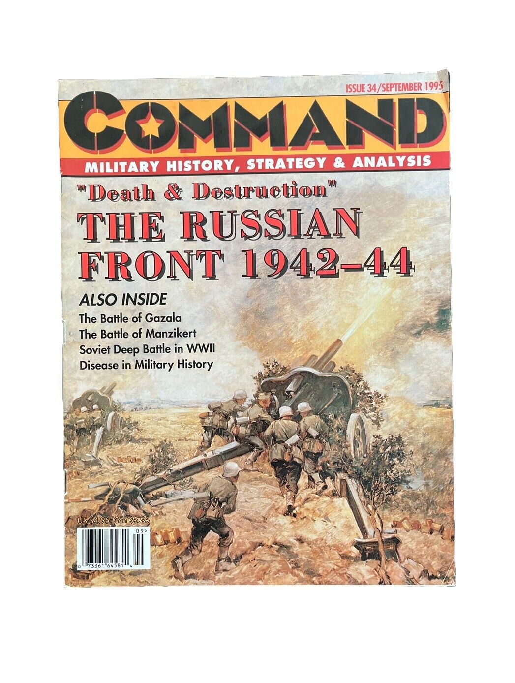 XTR Collectable Command Wargame Magazine #34 1995 - The Russian Front 1942-44