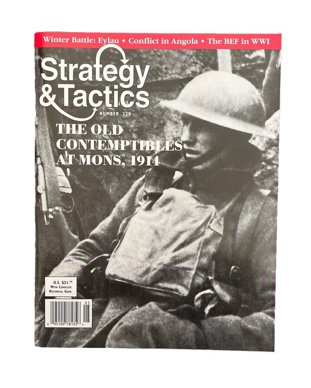 Strategy & Tactics Wargame Magazine #228 The Old Contemptibles At Mons 1914