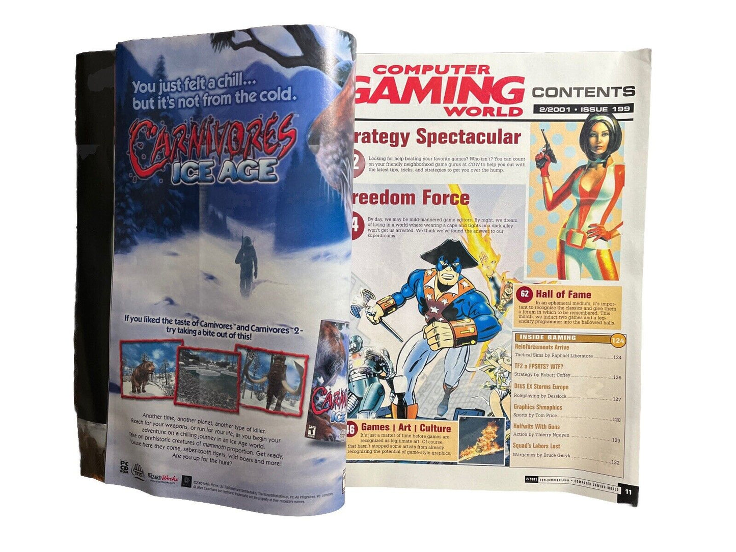 Computer Gaming World Strategy Magazine #199 2001 Look Out X-Men