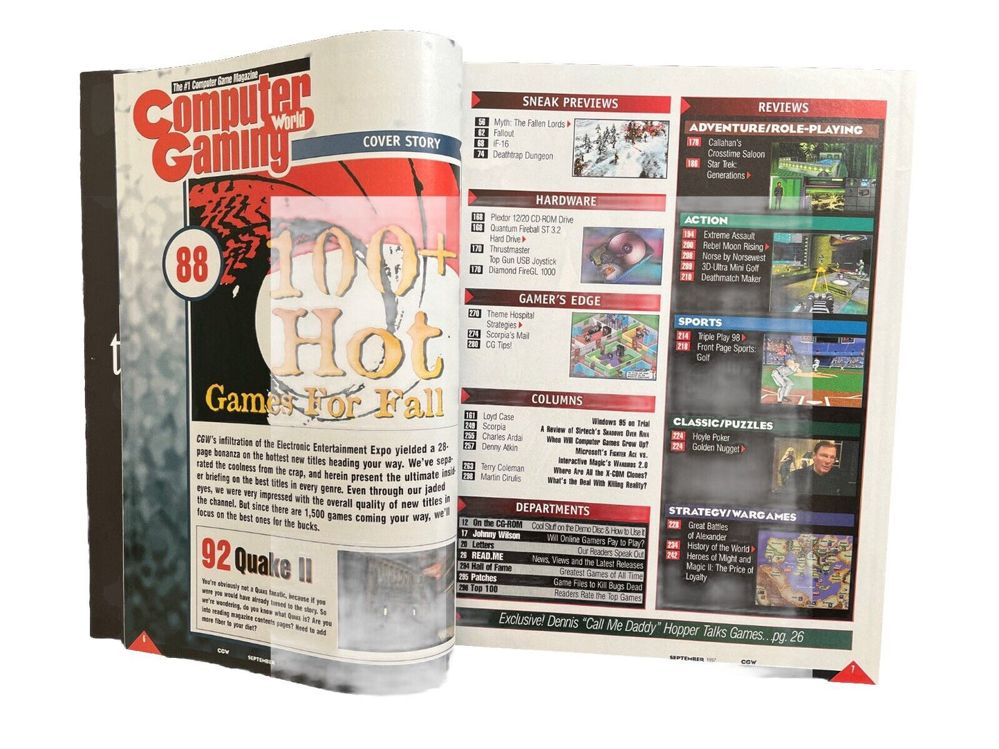 Computer Gaming World Strategy Magazine #158 September 1997 100+ Hot New Games