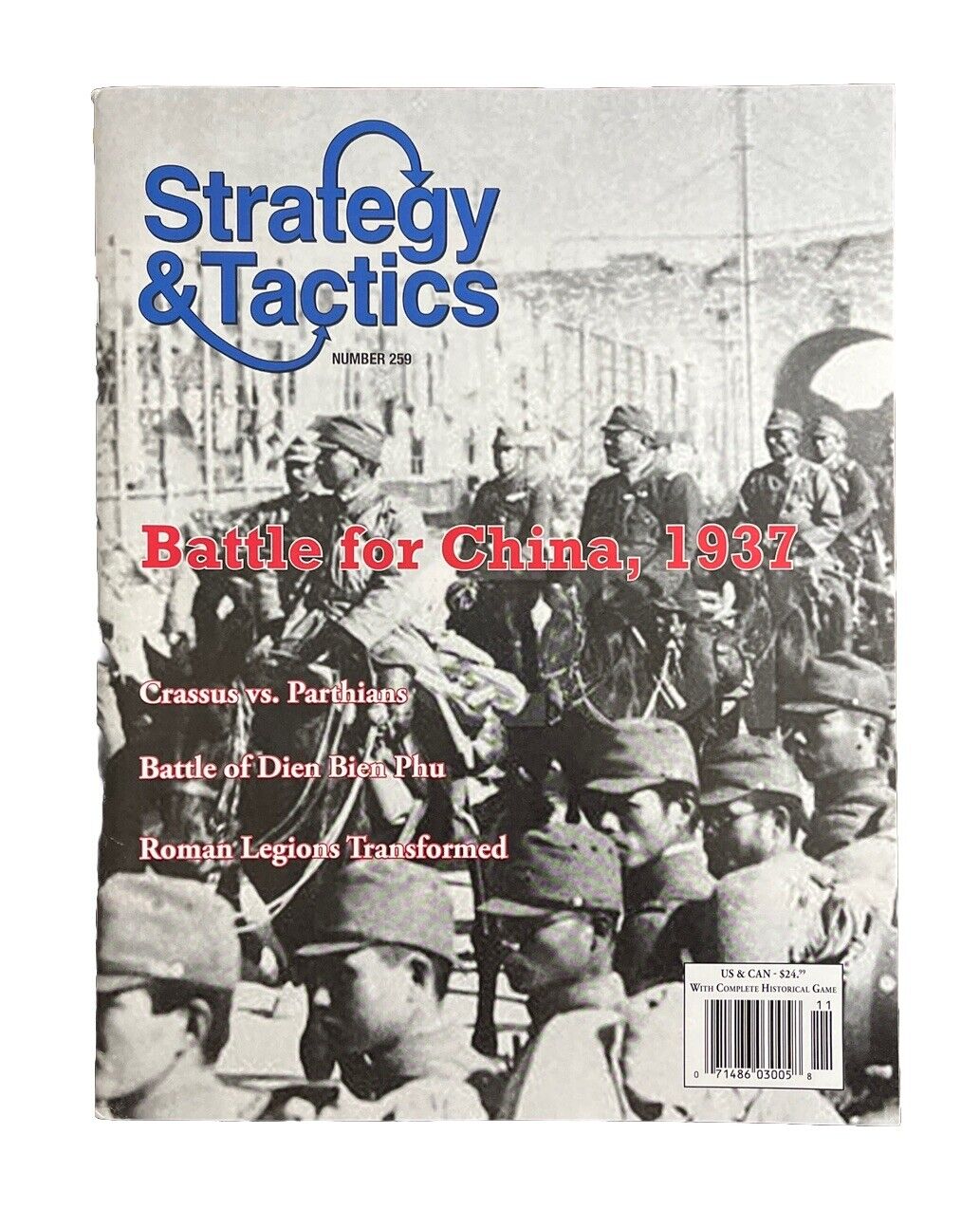 Strategy & Tactics Wargame Magazine #259 And Board Game - Battle For China 1937