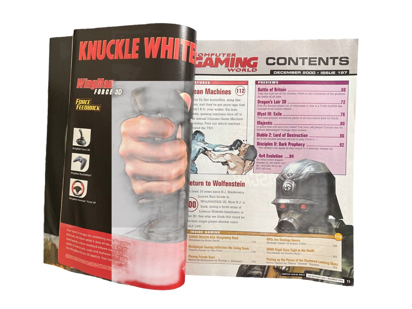 Computer Gaming World Strategy Magazine #197 2000 Return To Castle Wolfenstein