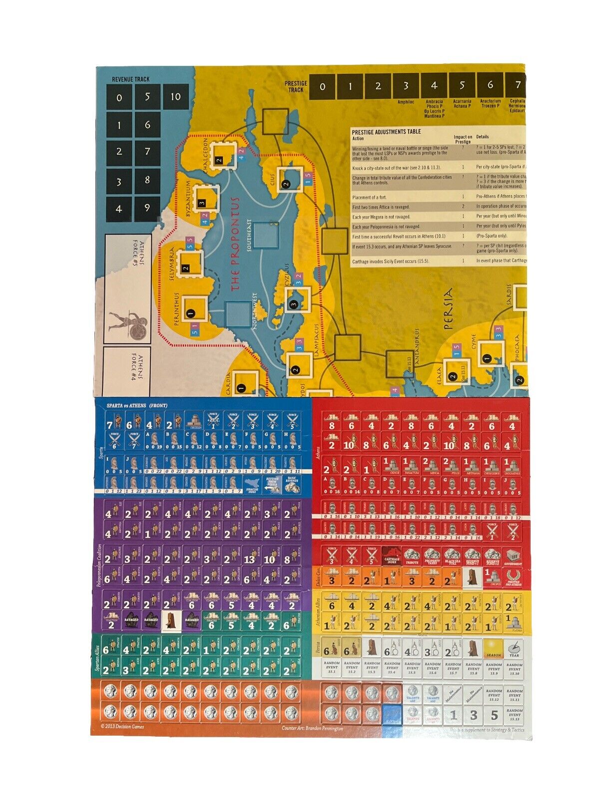 Strategy & Tactics Board Game Magazine #286 May/Jun 2014 - Sparta vs Athens