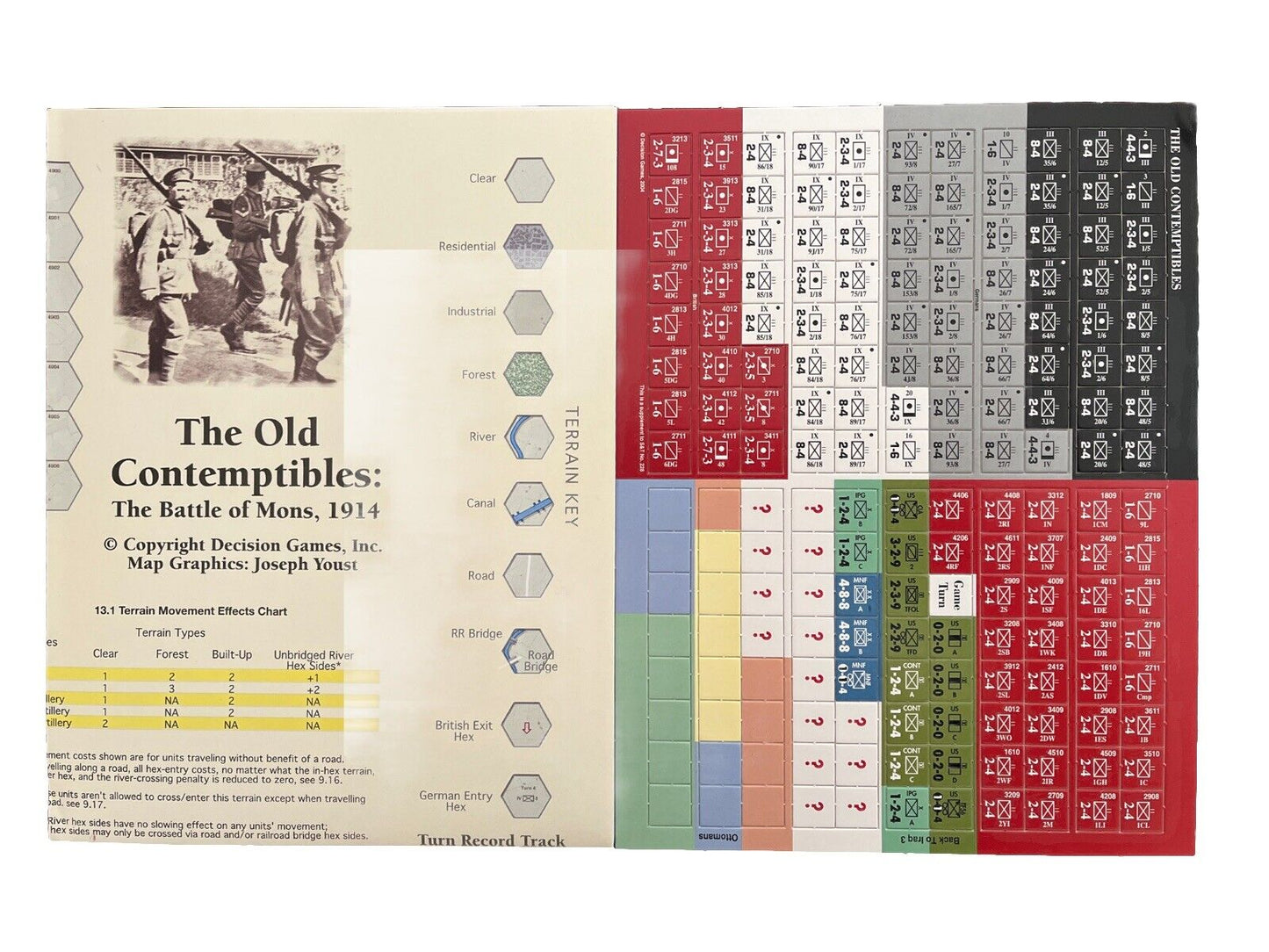 Strategy & Tactics Wargame Magazine #228 The Old Contemptibles At Mons 1914