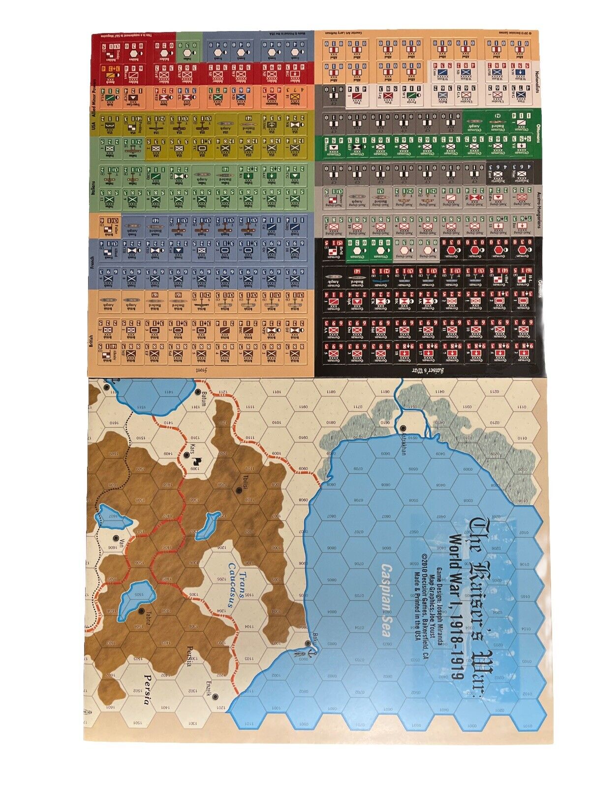 Strategy & Tactics Wargame Magazine #261 And Board Game - The Kaiser’s War: 1918