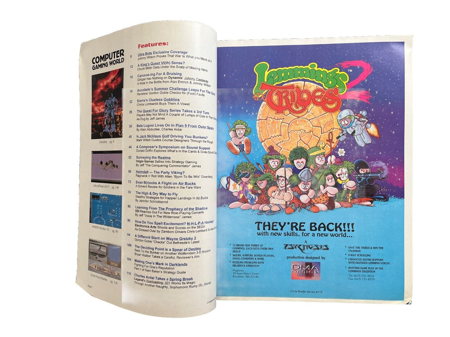 Computer Gaming World Magazine #102 1993 Electronic Arts’ Ultra Hot ‘UltraBots’