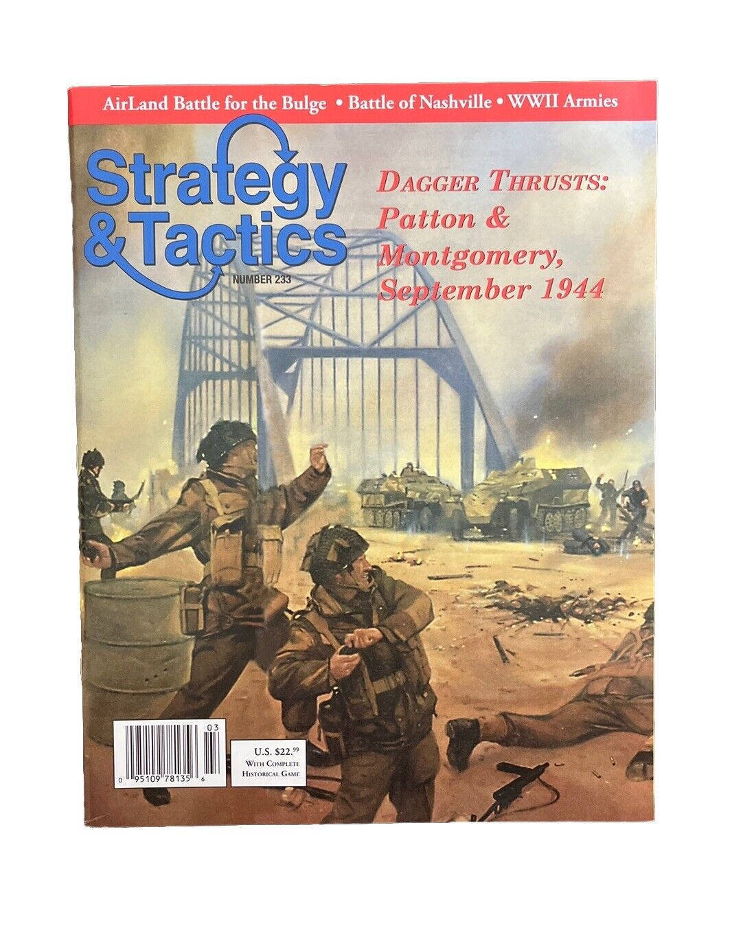 Strategy & Tactics War Game Magazine #233 With History Board Game Dagger Thrusts