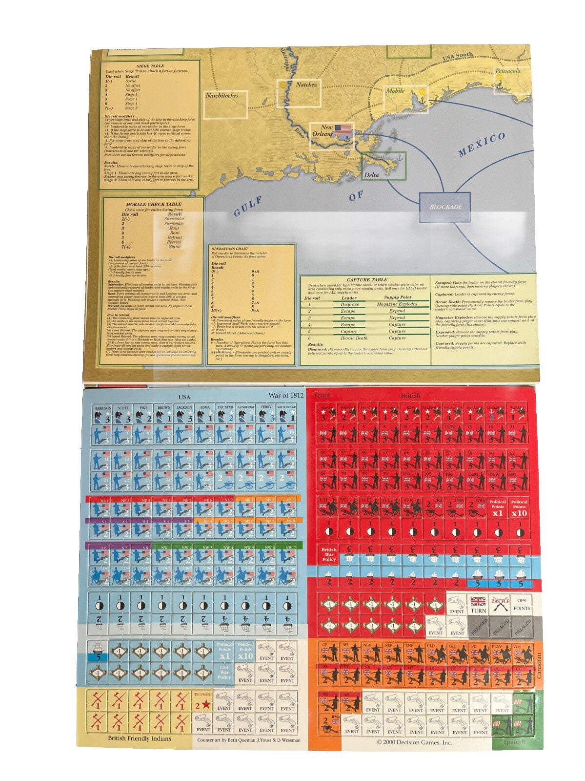 Strategy & Tactics Wargame Magazine #207 War Of 1812 The Rise Of American Army
