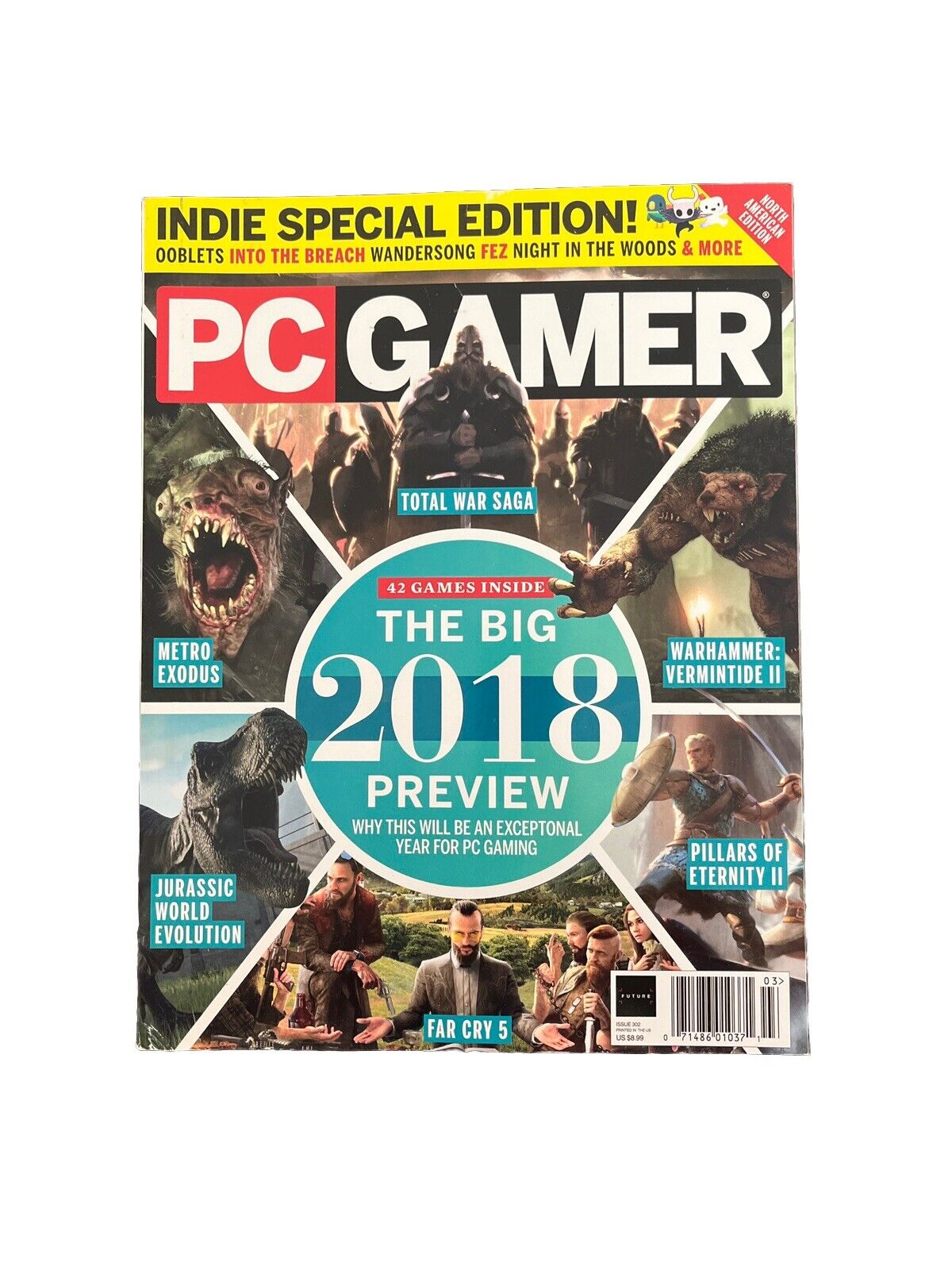 PC GAMER Video Game Magazine MARCH 2018 ISSUE 302 The Big 2018 Preview