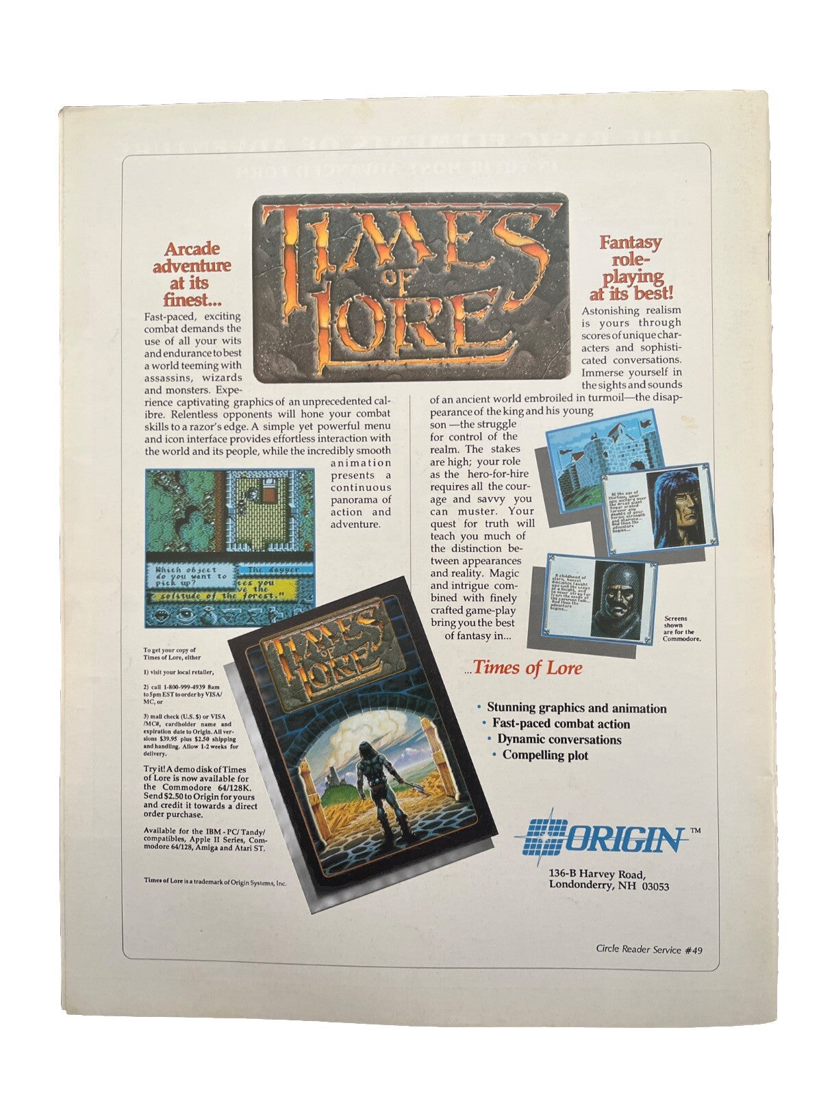 Computer Gaming World PC Game Magazine #56 Feb 1989 The Game Behind The Games