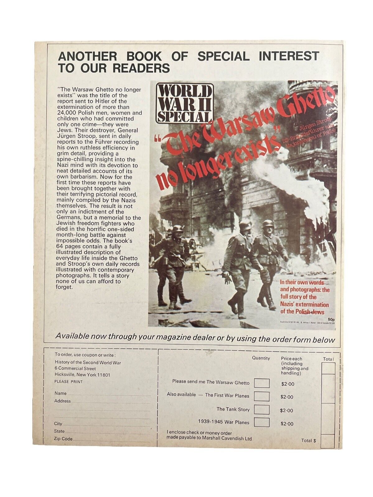 History of the Second World War Magazine Part 45 1974 - The Crime At Katyn Wood