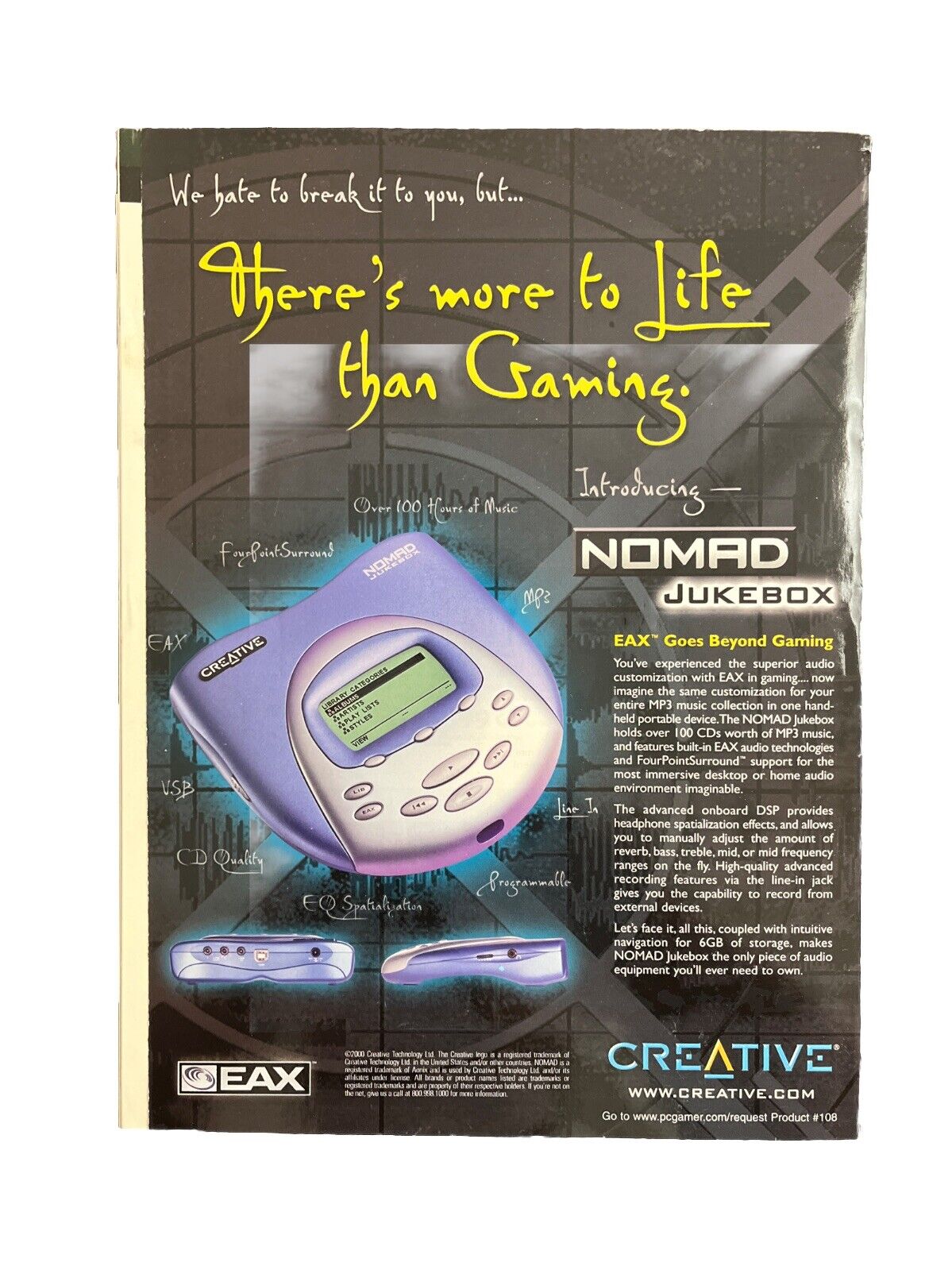 Collectable Vintage PC GAMER Magazine Vol.7 No.9 Sep 2000 - Bond Plus Quake III