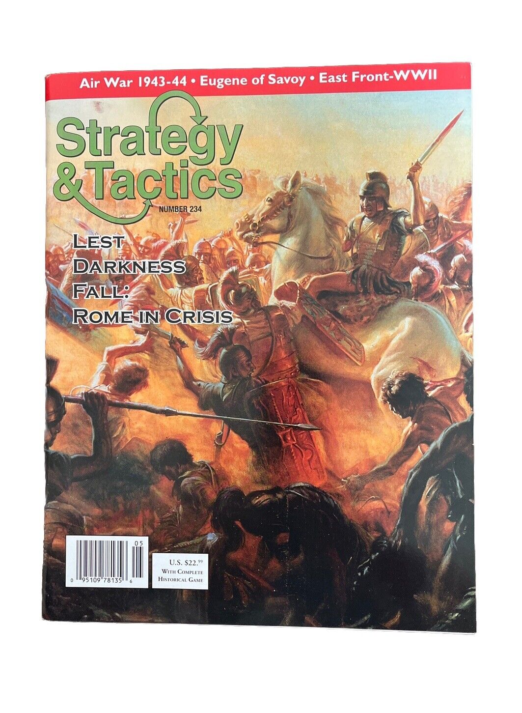 Strategy & Tactics Mag #234 With War Game Lest Darkness Fall: Rome in Crisis