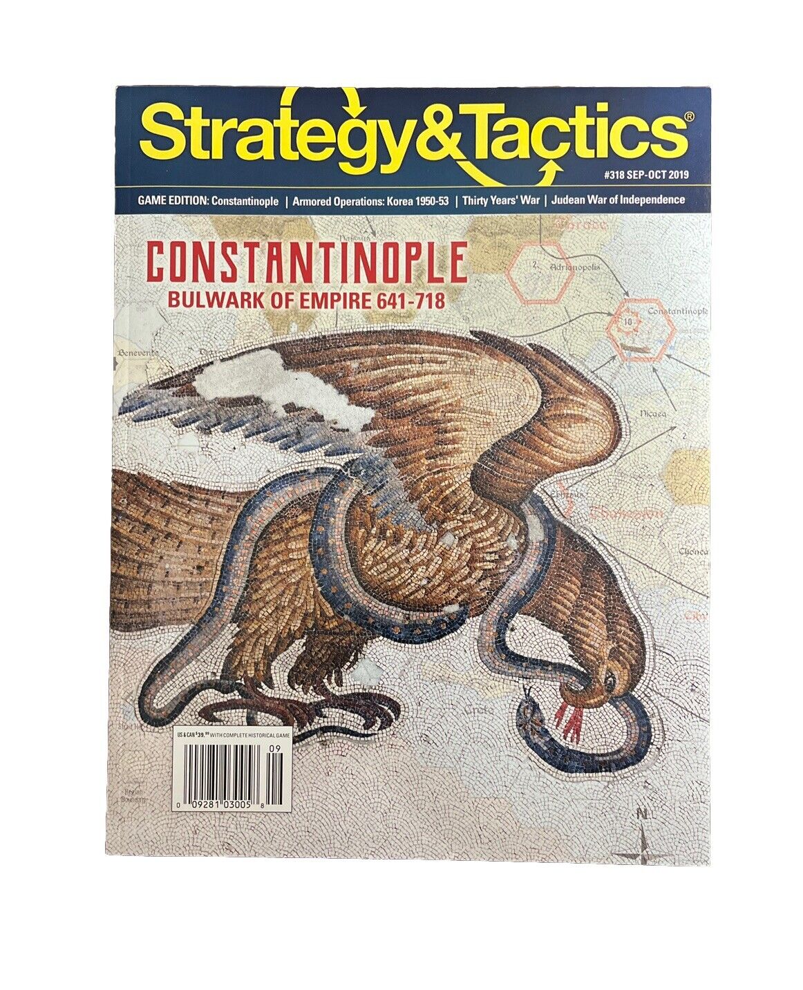 Strategy & Tactics Magazine #318 With Military History War Game - Constantinople