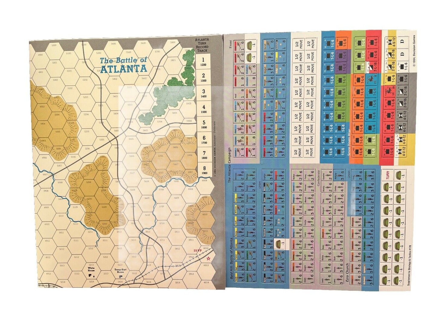 Strategy & Tactics Mag #170 The Atlanta Campaign: Bald Hill And Ezra Church
